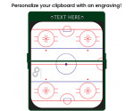 Green Hockey Clipboard